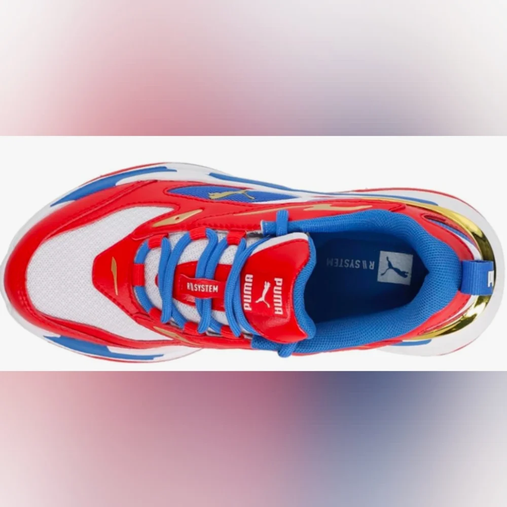 Puma RS-Fast RWB Running Shoes Red/White/Blue Men's 7 Like New MSRP $85